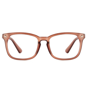 Brown Retro Style Anti-Blue Light & Prescription Glasses