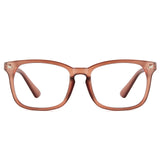 Brown Retro Style Anti-Blue Light & Prescription Glasses