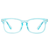 Light Blue Retro Style Anti-Blue Light & Prescription Glasses