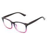 Pink Gradient Blue Light Blocking Glasses Wing Computer Glasses cyxus
