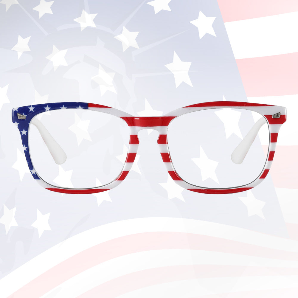 US Flag Blue Light Filter Computer Glasses Wing Computer Glasses cyxus Main image
