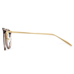 Tea brown glasses temples
