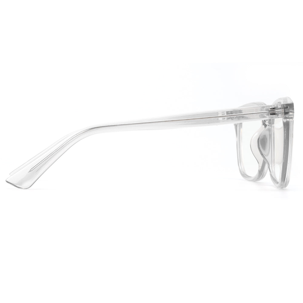 Gray glasses temples