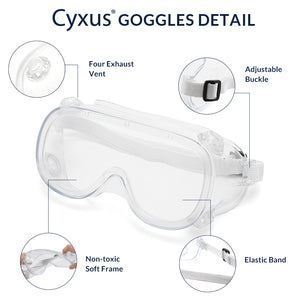 Anti-Fog Anti Virus Medical Goggles Safety Glasses cyxus