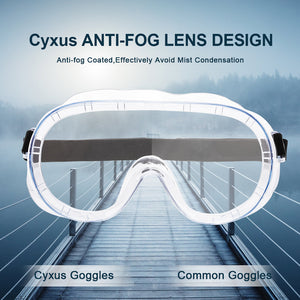 Anti-Fog Anti Virus Medical Safety Goggles Safety Glasses cyxus
