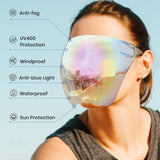 バイザー サングラス 自転車 マスク UV 400 保護