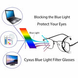 Blue Light Blocking Glasses Kyra Computer Glasses cyxus